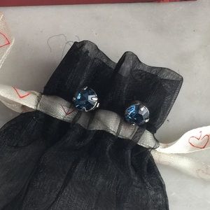 Sabika blue stud earrings